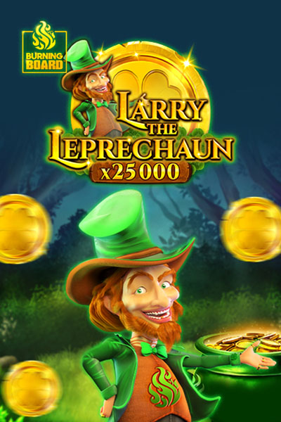 Larry the Leprechaun Burning Board
